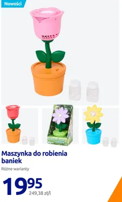 Maszynka do robienia baniek promocja w Action