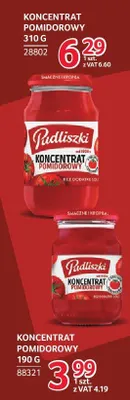 Koncentrat pomidorowy 190g promocja w Selgros