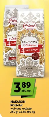 Makaron 4-jajeczny Świdry Polmak Tradycyjny z Ludwina promocja w Groszek