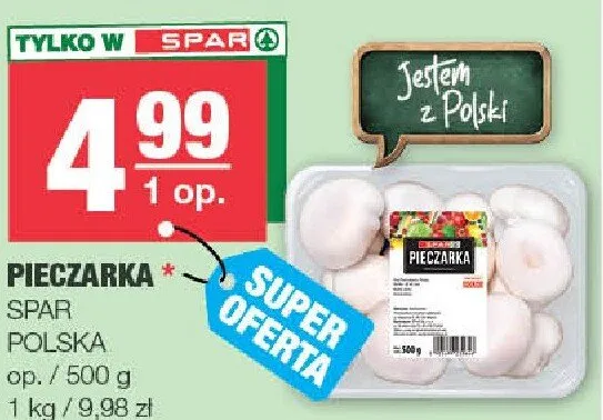 Pieczarka promocja w SPAR