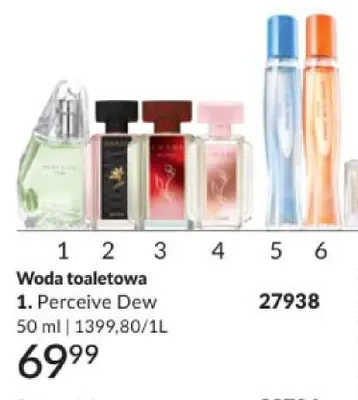 Woda toaletowa Perceive Dew promocja w AVON