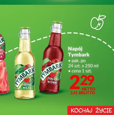 Napój Tymbark Jabłko Mięta promocja w Makro