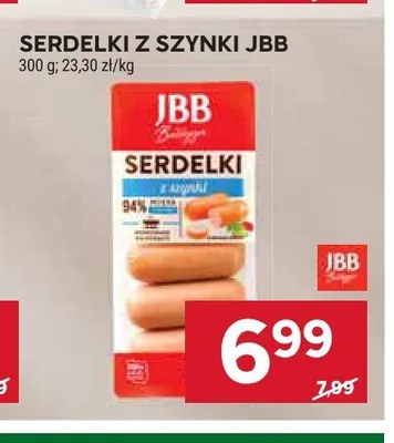 Serdelki z szynki JBB promocja w Stokrotka