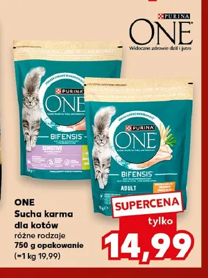 Sucha karma dla kotów Purina One Bifensis Adult promocja w Kaufland