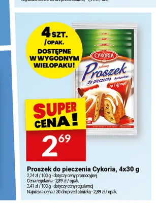 Proszek do pieczenia Cykoria 4-pak promocja w Twój Market