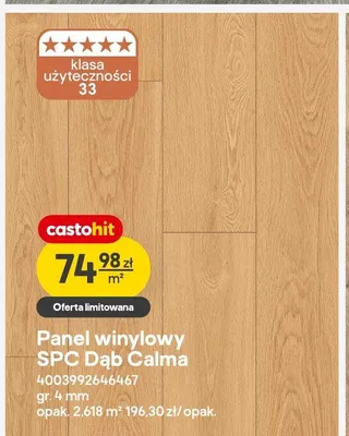 Panel winylowy SPC Dąb Calma gr. 4mm promocja w Castorama