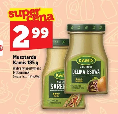 Musztarda Delikatesowa Kamis promocja w TOPAZ