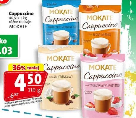 Cappuccino różne rodzaje promocja w Prim Market