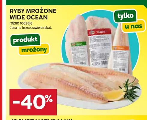Ryby mrożone Wide Ocean promocja w Stokrotka