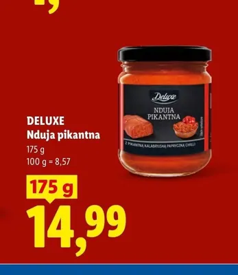 Nduja pikantna Deluxe promocja w Lidl