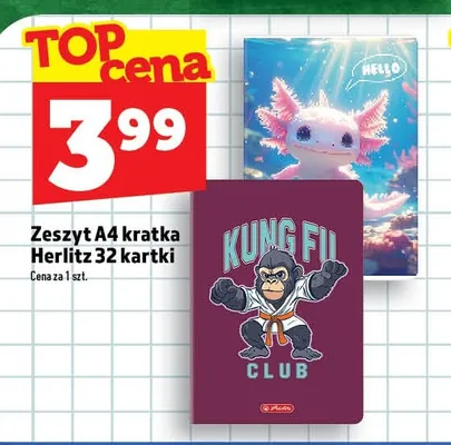 Zeszyt A4 kratka Herlitz promocja w TOPAZ