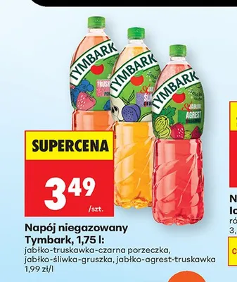 Napój niegazowany Tymbark jabłko-śliwka-gruszka promocja w Biedronka