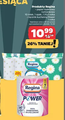 Papier toaletowy rumiankowy Regina 10-pak promocja w Netto