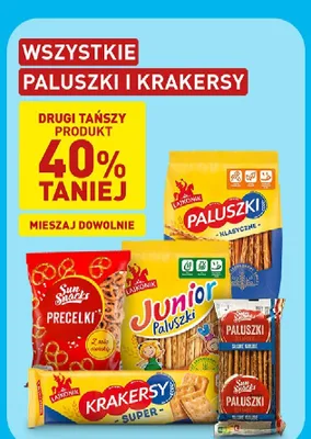 Paluszki i krakersy promocja w Aldi