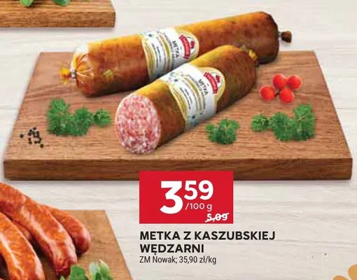 Metka z kaszubskiej wędzarni promocja w Stokrotka