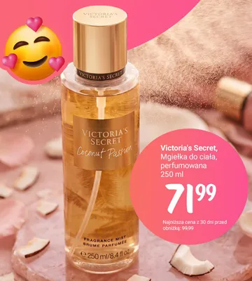 Mgiełka do ciała perfumowana Victoria's Secret Coconut Passion promocja w Rossmann