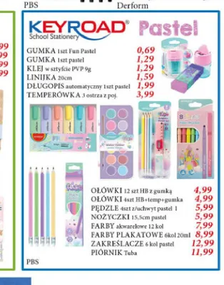 Gumka pastel Keyroad promocja w Leclerc