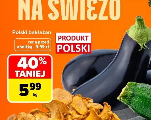 Bakłażan polski promocja w Carrefour