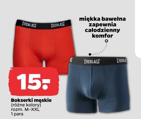 Bokserki męskie promocja w Netto