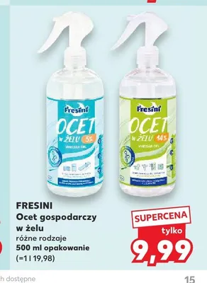 Ocet gospodarczy w żelu Fresini 5% promocja w Kaufland