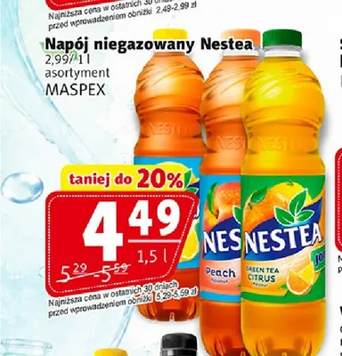 Napój niegazowany Nestea promocja w Prim Market