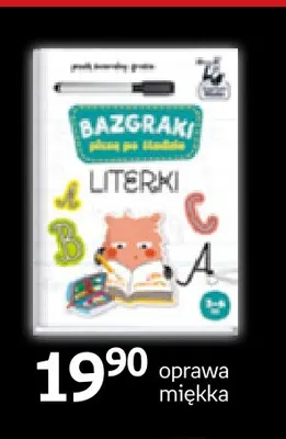 Książka Bazgraki piszą po śladzie Literki Kapitan Nauka promocja w Empik