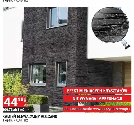 Kamień elewacyjny Volcano promocja w Merkury Market