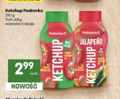 Ketchup Jalapeno ostry Podravka promocja w Delikatesy Centrum