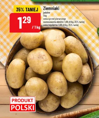 Ziemniaki jadalne promocja w POLOmarket