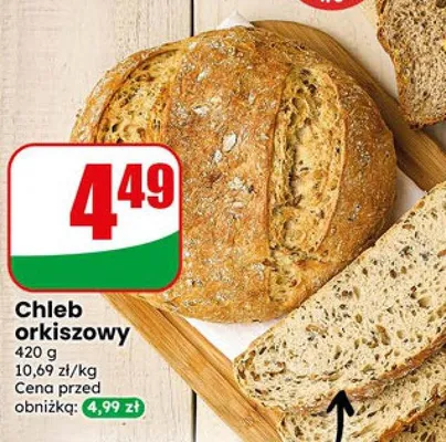 Chleb orkiszowy promocja w Dino