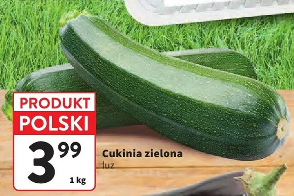 Cukinia zielona luz promocja w Intermarche