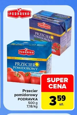 Przecier pomidorowy Podravka promocja w Carrefour Market