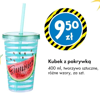 Kubek z pokrywką TEDi 400 ml promocja w Tedi