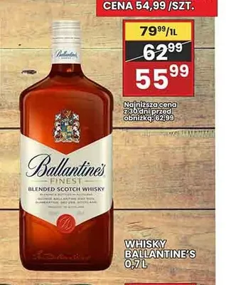 Whisky Ballantine's Finest promocja w Wafelek