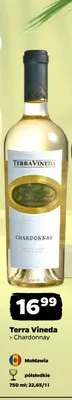 Wino białe Terra Vineda Chardonnay promocja w Netto