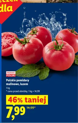 Polskie pomidory malinowe luzem promocja w Lidl