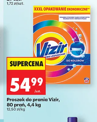 Proszek do prania Vizir promocja w Biedronka