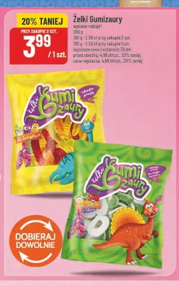 Żelki Gumizaury dżdżownice promocja w POLOmarket
