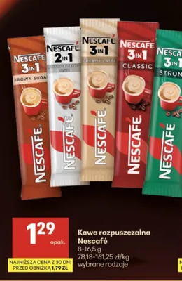 Kawa rozpuszczalna Nescafé 2in1 Unsweetened promocja w Delikatesy Centrum