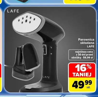 Parownica składana Lafe promocja w Carrefour