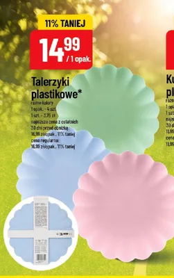 Talerzyki plastikowe promocja w POLOmarket