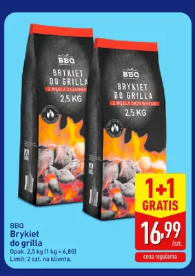 Brykiet do grilla BBQ promocja w Aldi