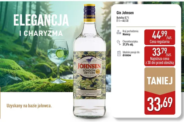 Gin Johnsen promocja w Aldi