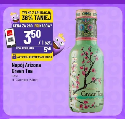 Napój Arizona Green Tea promocja w POLOmarket