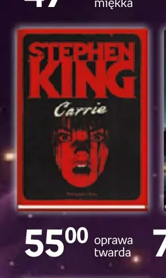 Książka Carrie Stephen King promocja w Empik