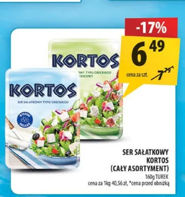 Ser sałatkowy Kortos klasyczny promocja w Arhelan