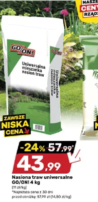 Nasiona traw uniwersalne GO/ON! promocja w Bricomarche