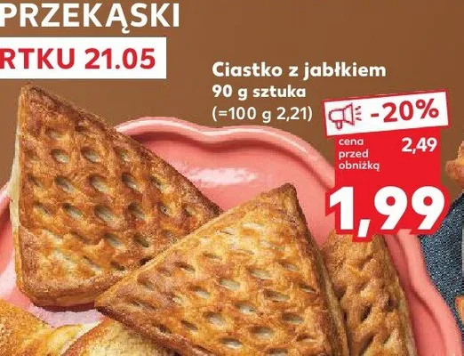 Ciastko z jabłkiem promocja w Kaufland