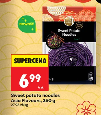 Makaron Sweet Potato Noodles Asia Flavours promocja w Biedronka