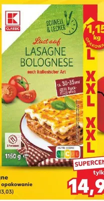 Lasagne promocja w Kaufland